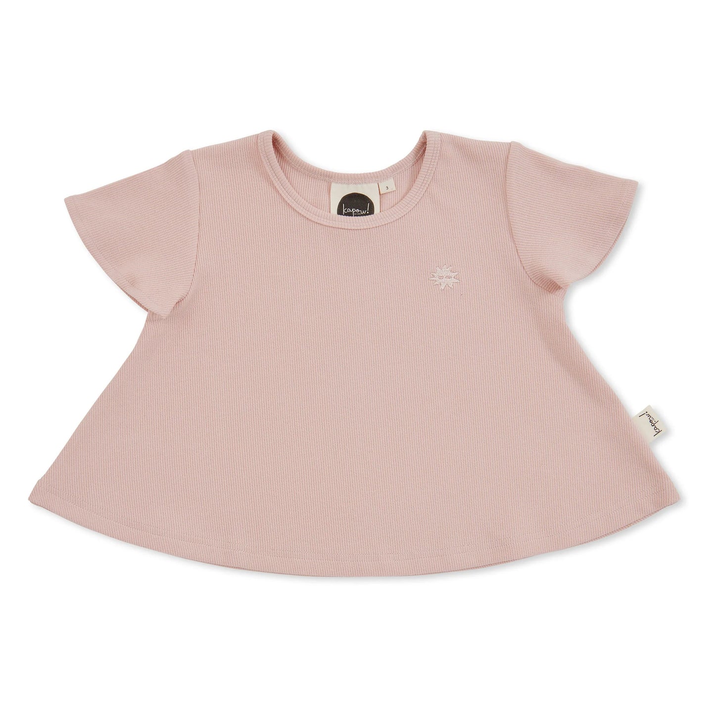 Blossom Rib Swing Tee | Kapow Kids