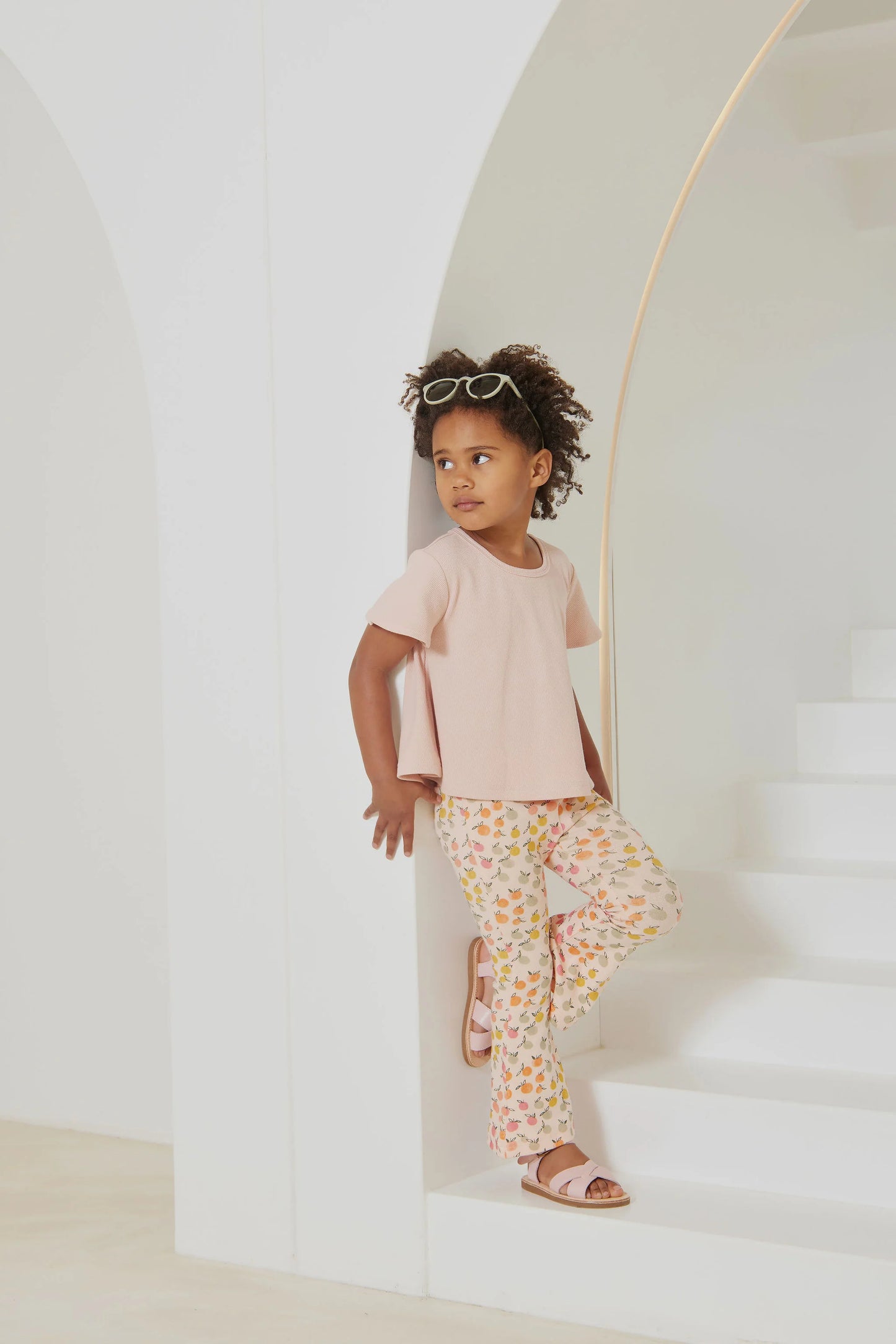 Blossom Rib Swing Tee | Kapow Kids