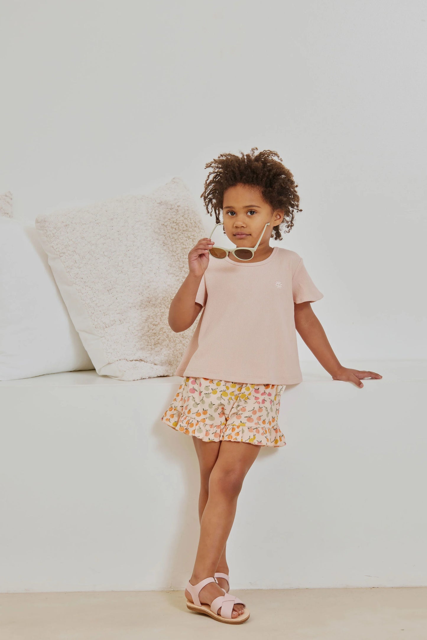 Citrus Frill Shorts | Kapow Kids