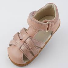 Cross Jump Dusk Pearl + Rose Gold Step Up Sandals | Bobux