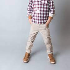 Boys Chino Pant - Stone | Love Henry