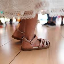 Cross Jump Dusk Pearl + Rose Gold Step Up Sandals | Bobux