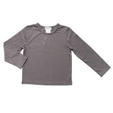 Girls Classic Top - Charcoal