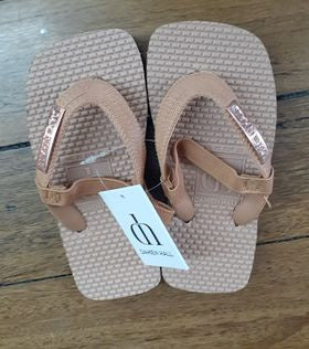 Tan Kids with Rose Gold Badge