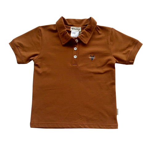 Boys Polo Shirt - Bronze | Love Henry