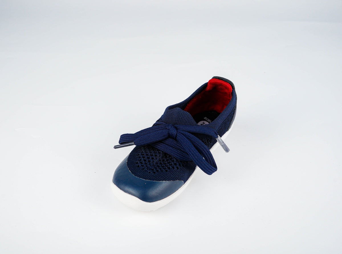Play Knit Navy & Red | Bobux