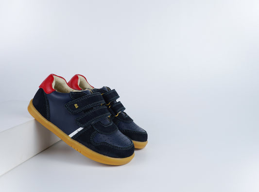 Riley Navy + Red Sneakers