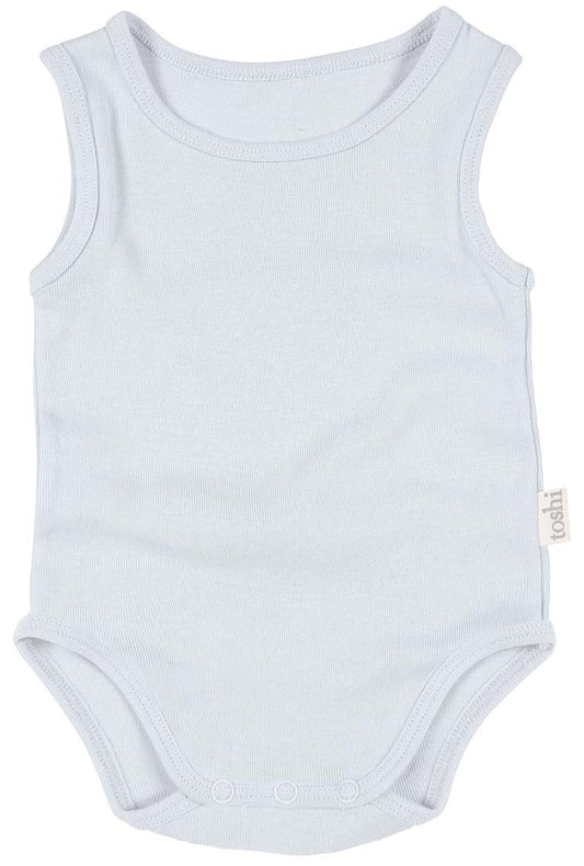 Dreamtime Organic Onesie Singlet - Sky