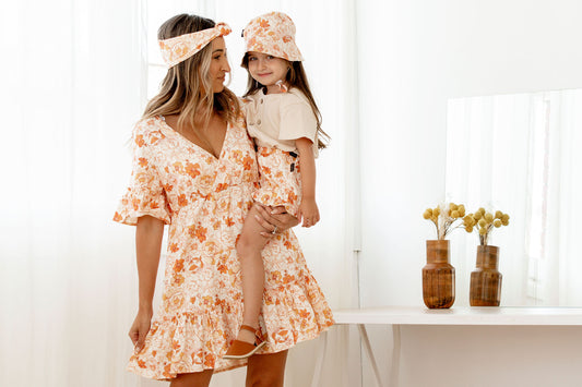 Petal Empire Waist Ruffle Womens Dress