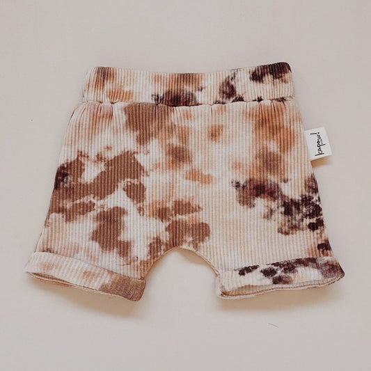 Tie Dye Rib Shorties | Kapow Kids