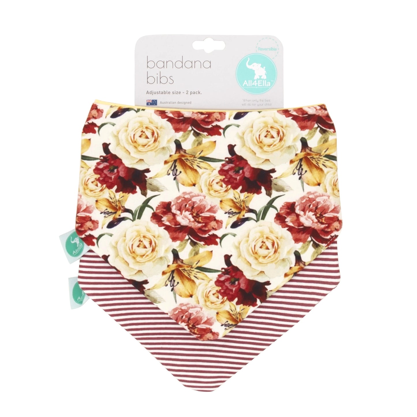 Lily Rose Bandana Bibs