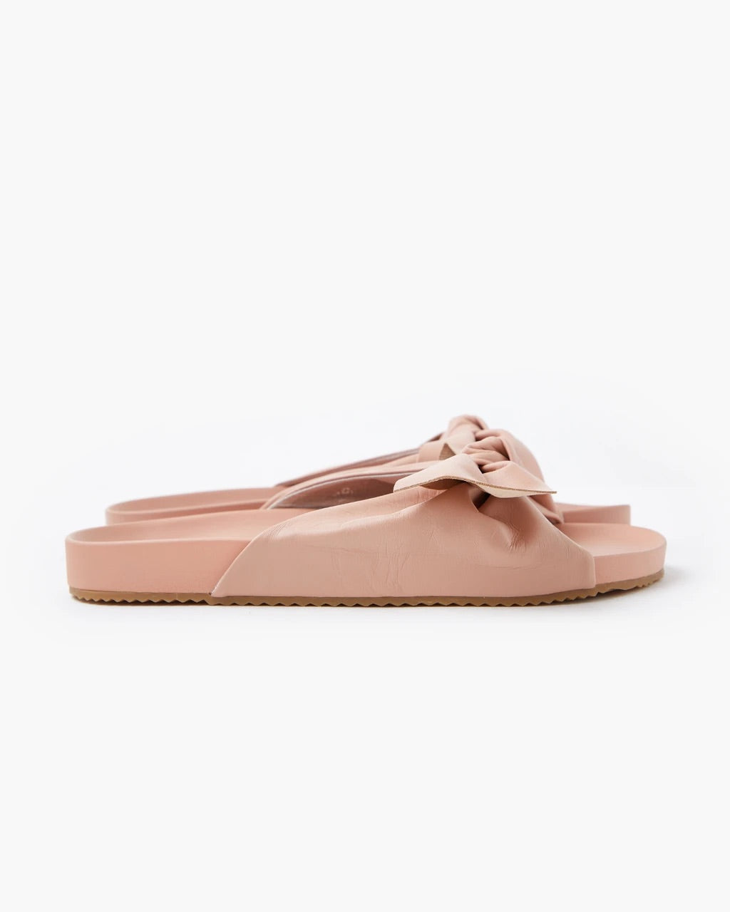 Polly Leather Slide | Walnut