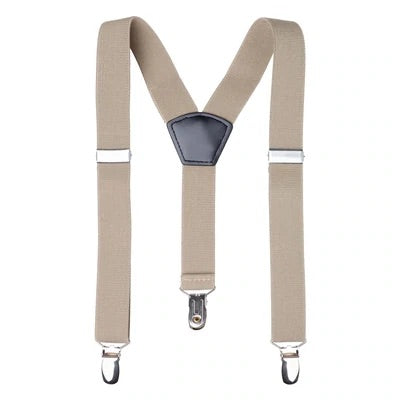 Bradley Boys Suspenders - Sand | Designer Kidz