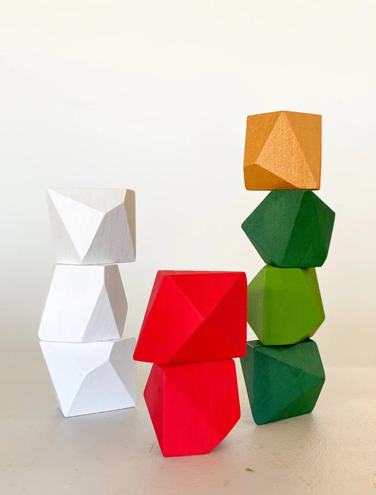 Wooden Balancing Gems | Wood Cove