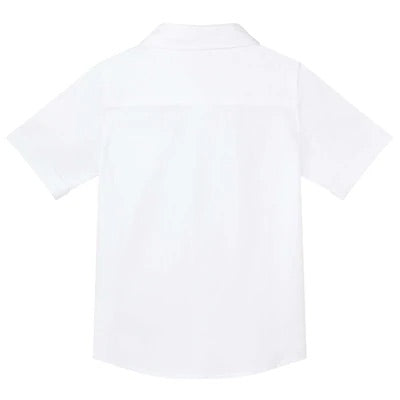 Jackson Short Sleeve Shirt - White | Designer Kidz