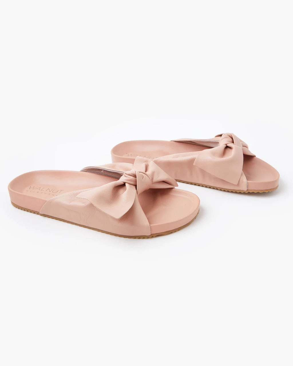 Polly Leather Slide | Walnut