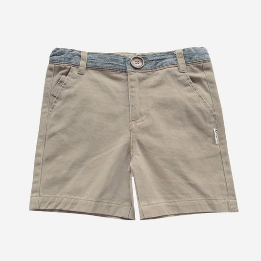 Boys Oscar Shorts - Stone | Love Henry