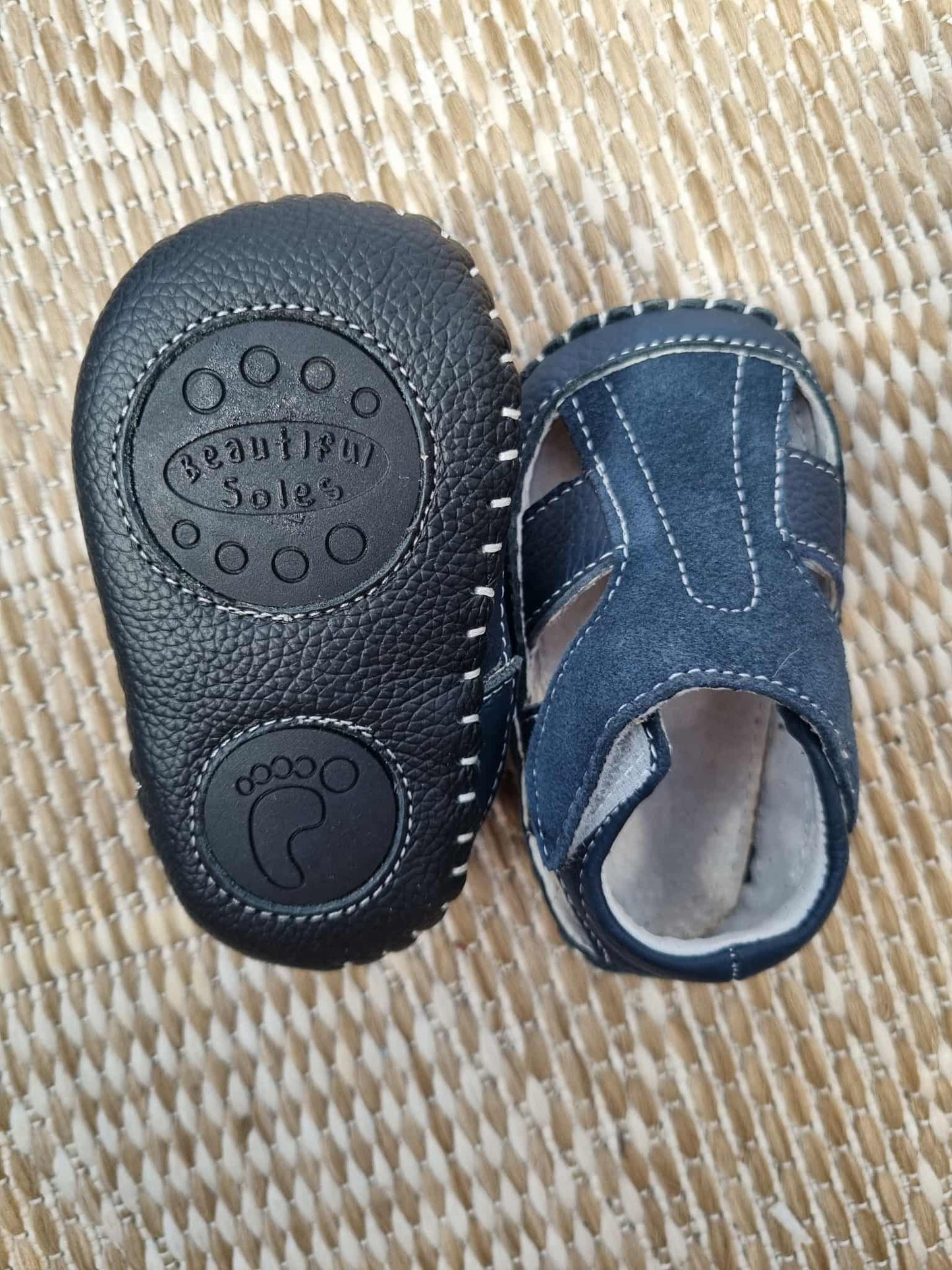 Navy Inbetweenie Sandals
