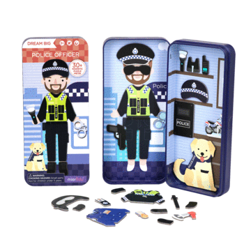 Magnetic Puzzle Box - Police Officer