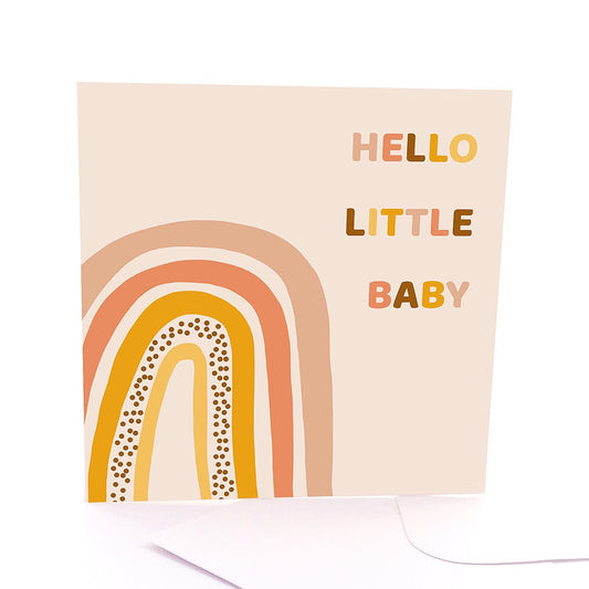 Hello Little Baby Card