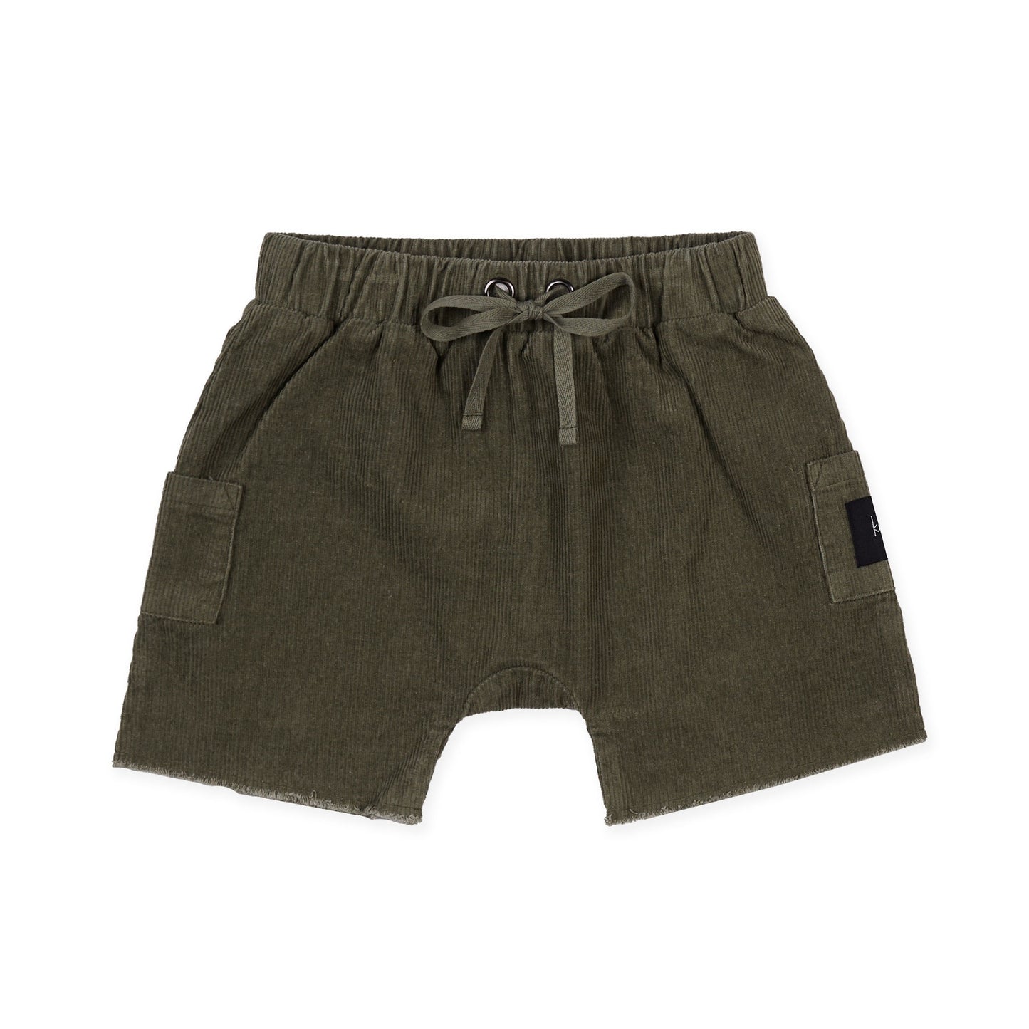 Sage Corduroy Pocket Shorts