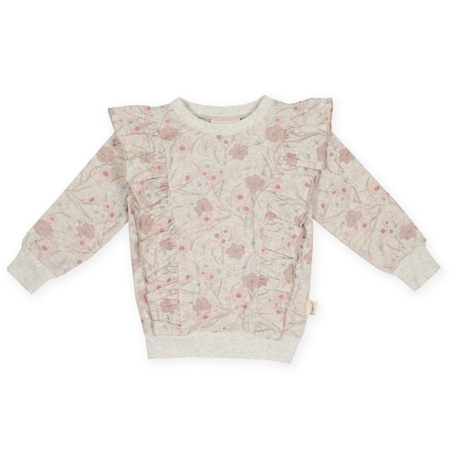 Cherry Blossom Ruffle Sweater | Kapow Kids