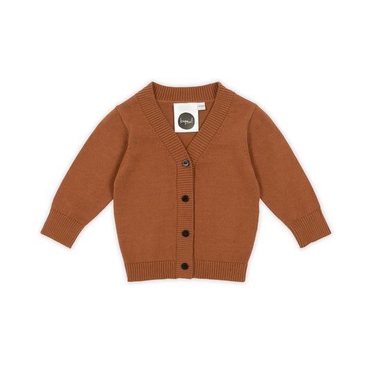 Chocolate Knit Cardigan - baby