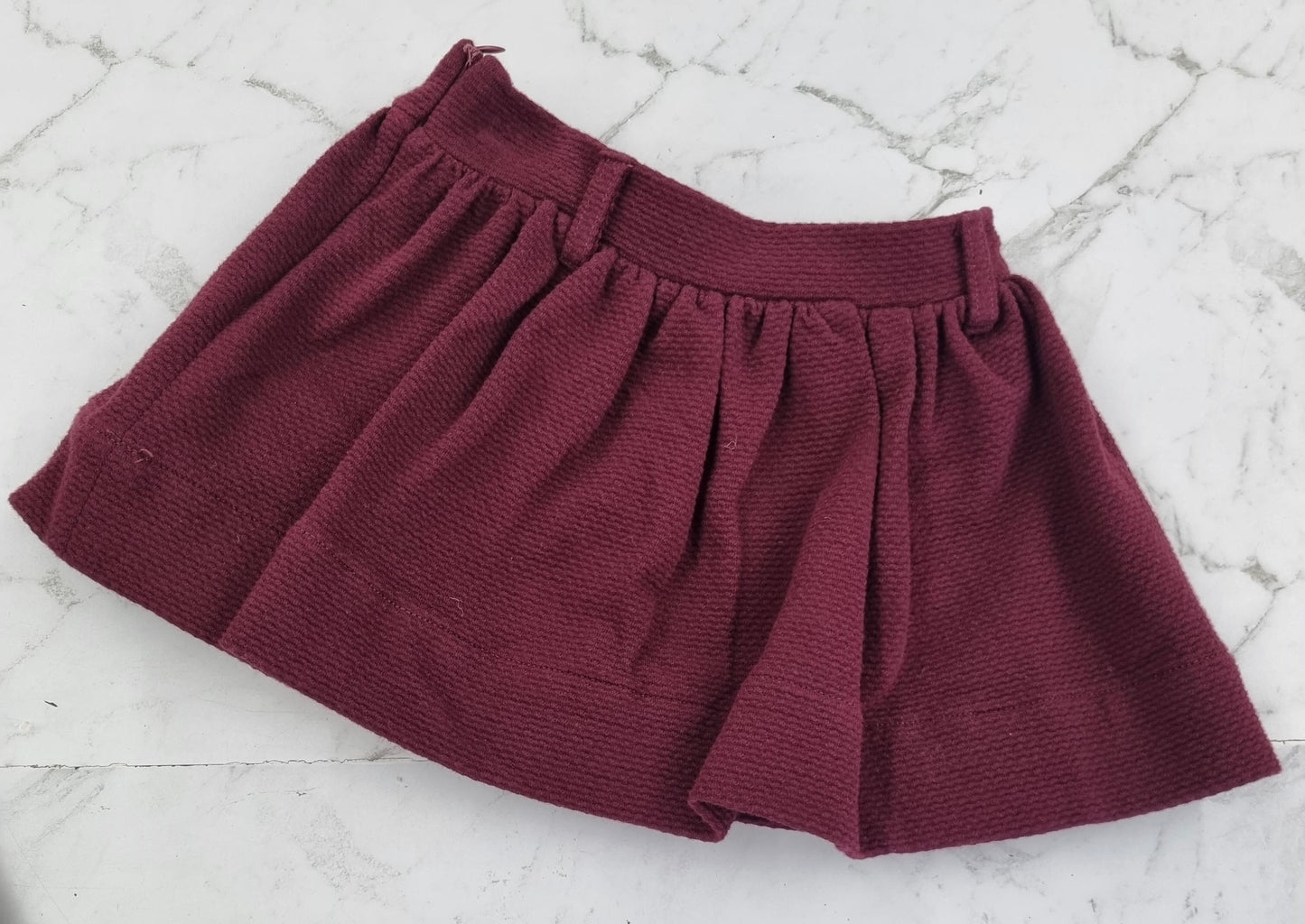 Girls Full Skirt - Wine | Love Henry