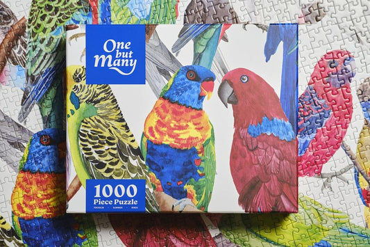 1000 piece puzzle - Birds