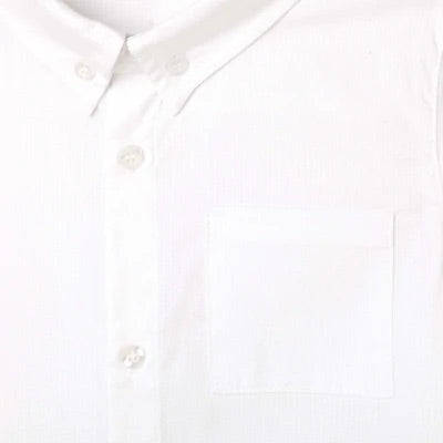Jackson Short Sleeve Shirt - White | Designer Kidz