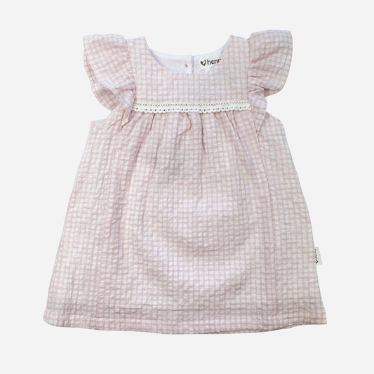Baby Girls Maisy Dress - Pink Gingham | Love Henry