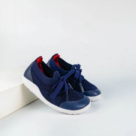 Play Knit Navy & Red | Bobux